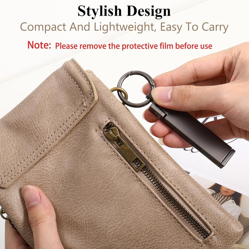 BULFULL Purse Hook for Table Desk Folding Handbag Holder Mobile Phone Stand Holder for Women Men (New Upgrade-Black) - Image 4